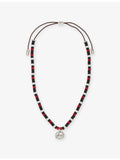 TwoJeys night beaded necklace with glass beads, UK version