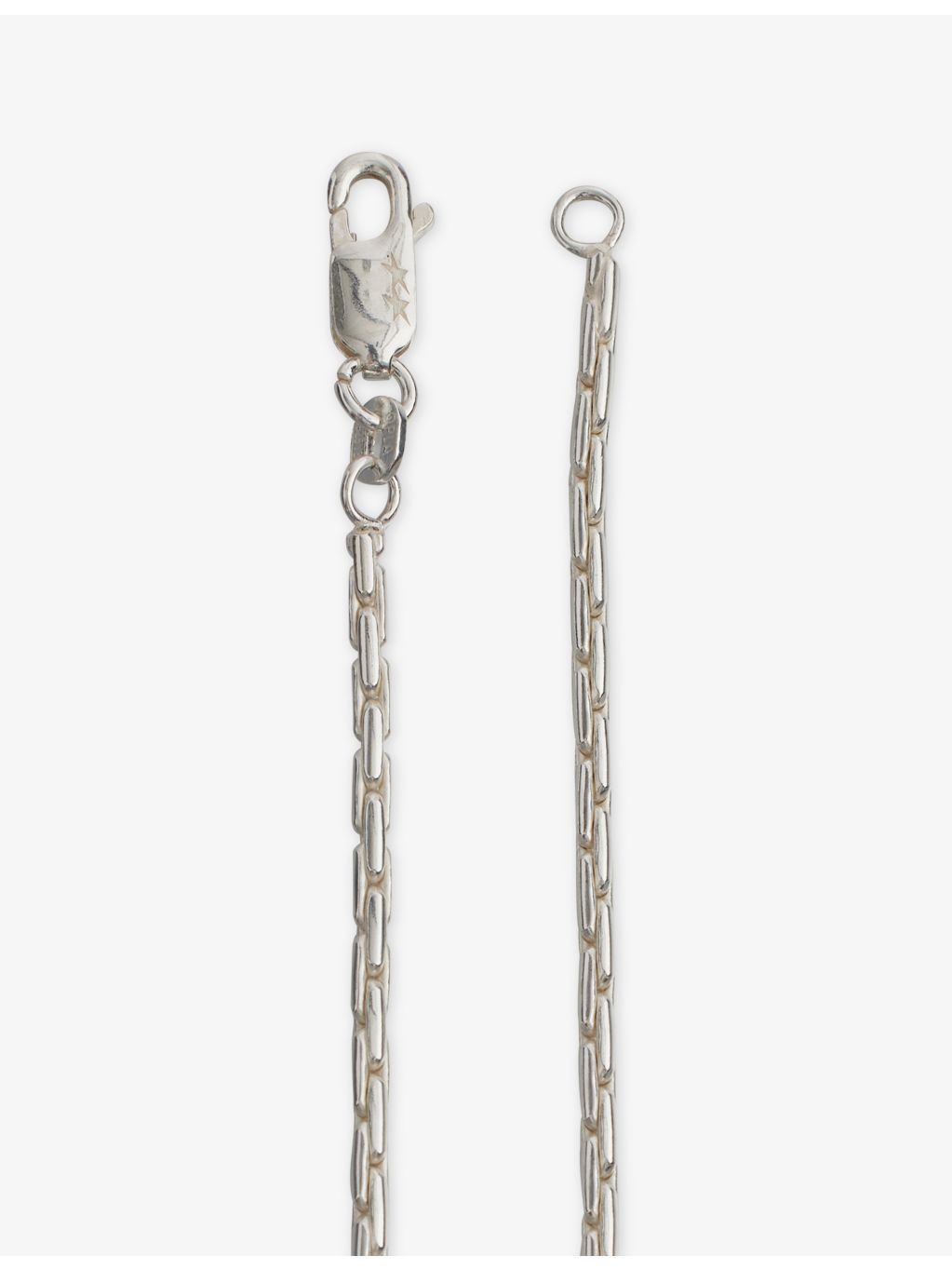 TWOJEYS Cobra chain necklace in sterling silver 52 cm (British brand)