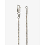 TWOJEYS Cobra chain necklace in sterling silver 52 cm (British brand)