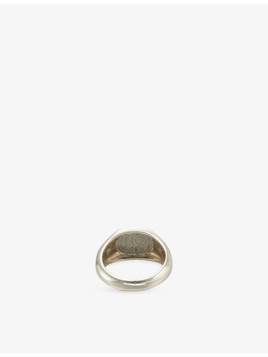 Twojeys Always Lucky sterling-silver plated brass signet ring (British brand)