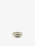 Twojeys Always Lucky Sterling Silver Plated Brass Signet Ring