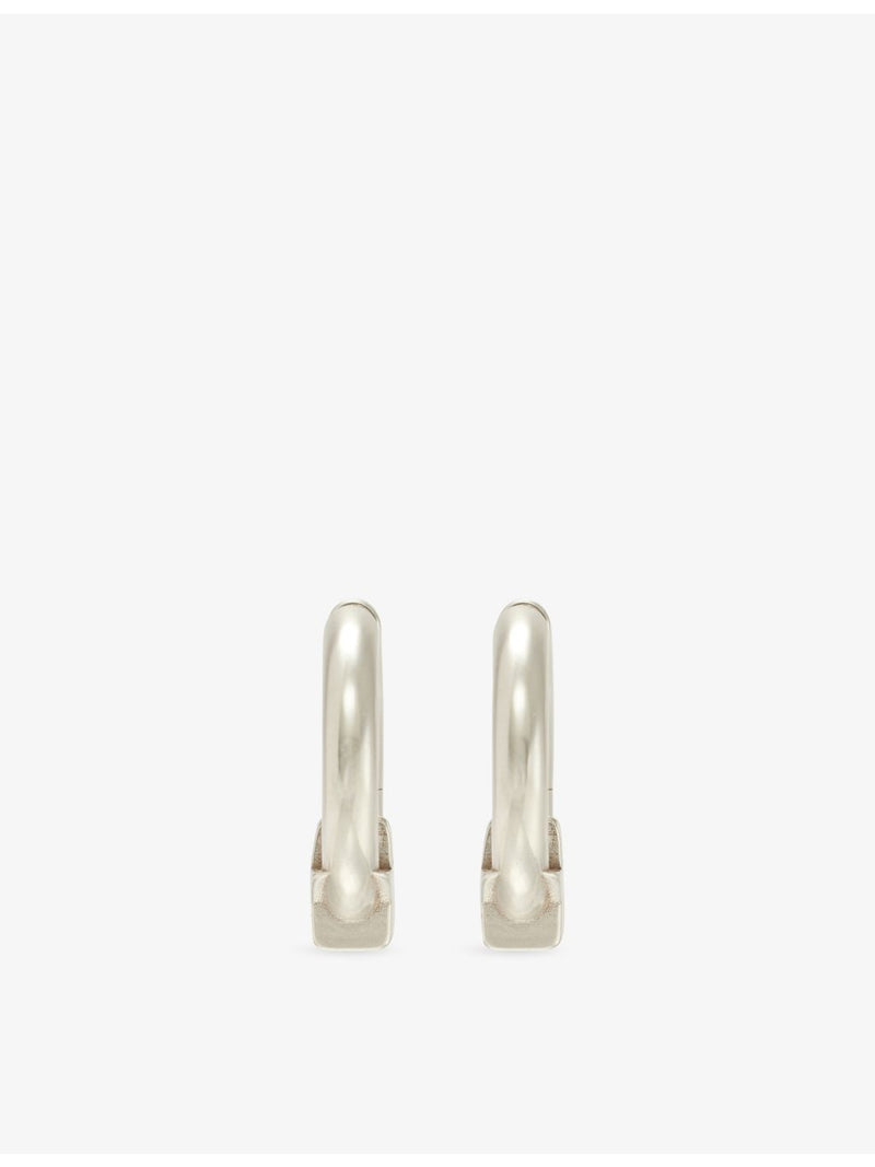 TWOJEYS sterling silver star motif hoop earrings 18mm, imported from the UK