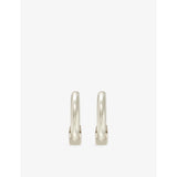 TWOJEYS sterling silver star motif hoop earrings 18mm, imported from the UK