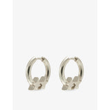TWOJEYS sterling silver star motif hoop earrings 18mm, imported from the UK