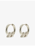 TWOJEYS sterling silver star motif hoop earrings 18mm, imported from the UK