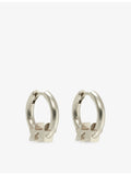 TWOJEYS sterling silver star motif hoop earrings 18mm, imported from the UK