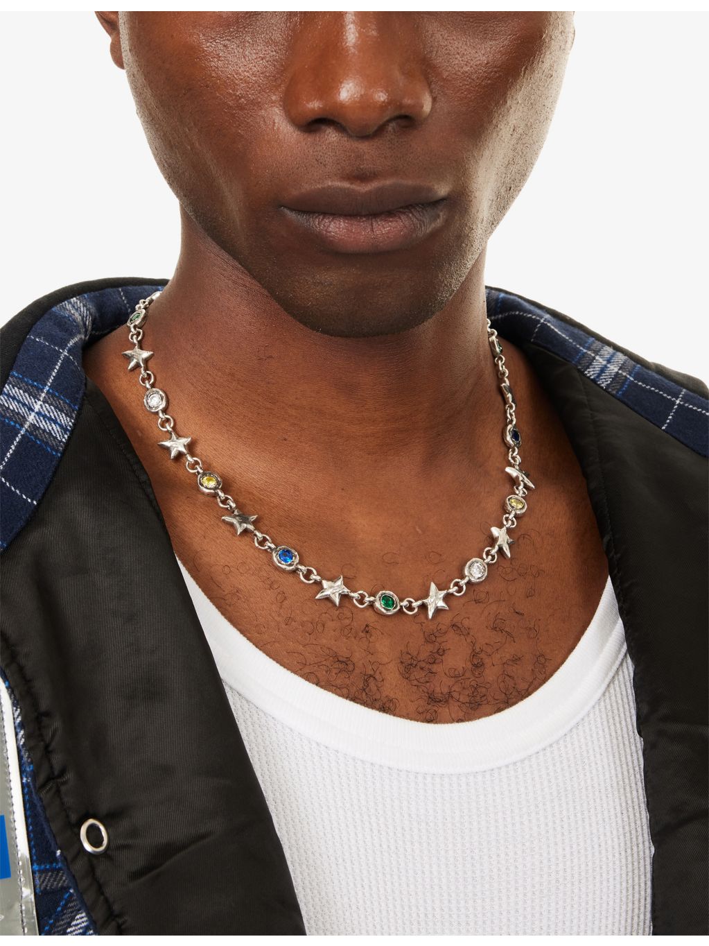 TWOJEYS Squadra sterling silver plated necklace, UK version
