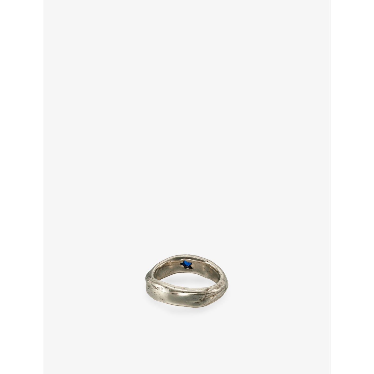 Twojeys blue stone sterling silver ring, imported from the UK