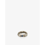 Twojeys blue stone sterling silver ring, imported from the UK