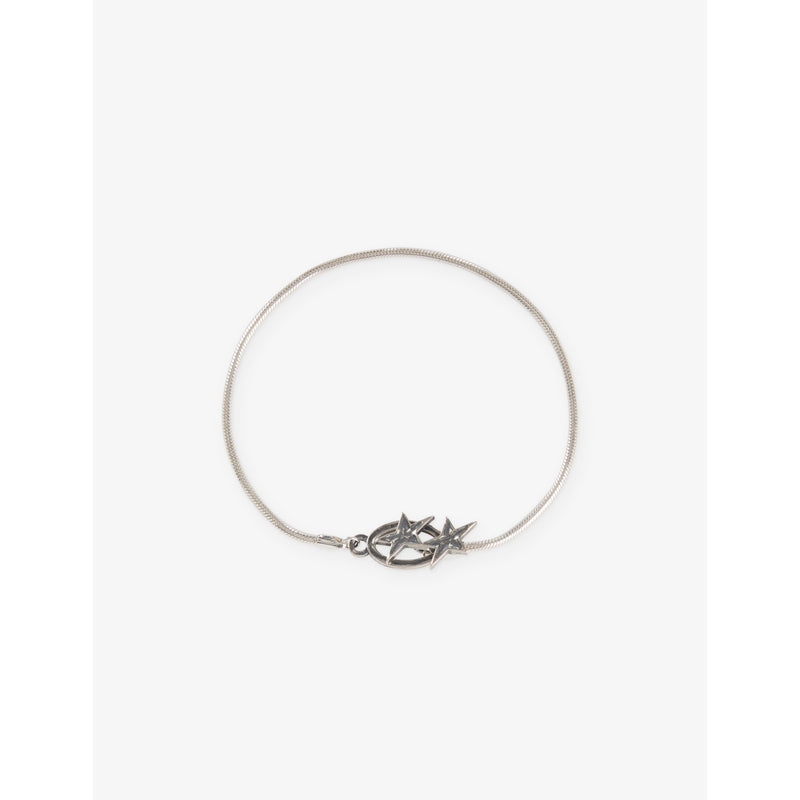 Icon Sterling-Silver Clasp Bracelet - S