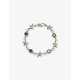 Multicolor Squadra Silver-Plated Brass Bracelet - S