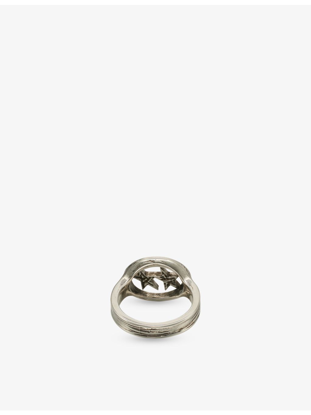 Twojeys Mini Superstar star top ring, sterling-silver plated brass (British brand)