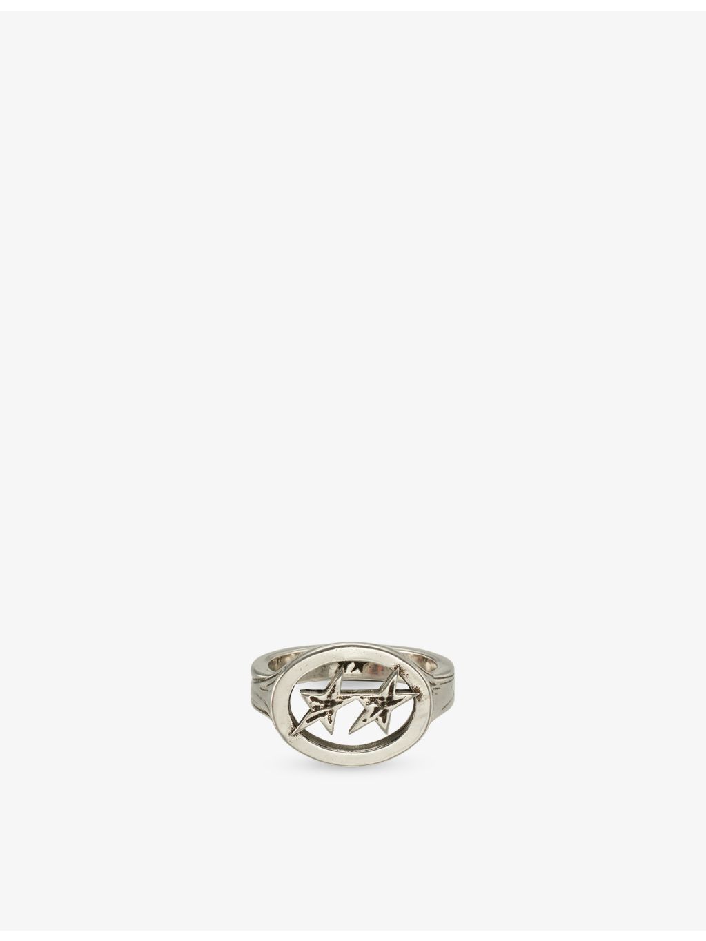 Twojeys Mini Superstar star top ring, sterling-silver plated brass (British brand)
