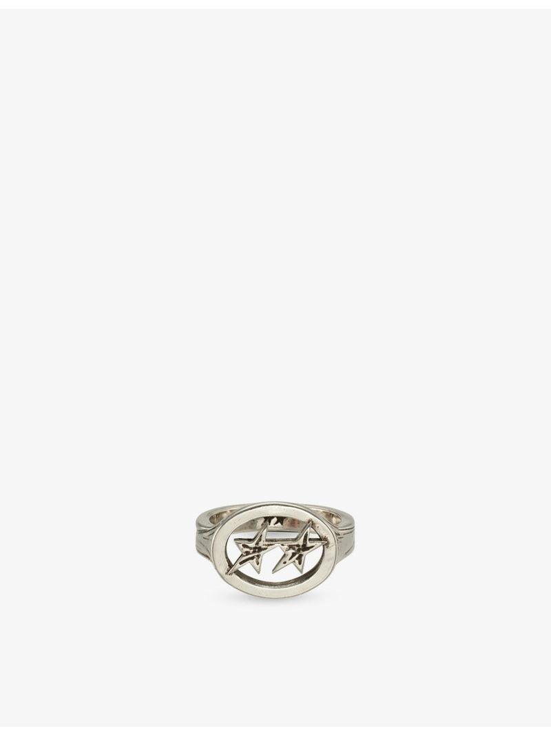 Twojeys Mini Superstar star top ring, sterling-silver plated brass (British brand)