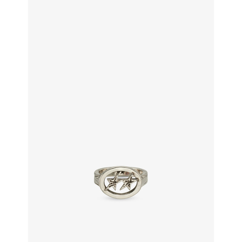 Tj Mini Superstar  Sterling-Silver Plated Ring - L