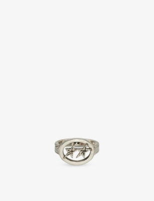 Twojeys Mini Superstar Sterling-Silver Plated Ring