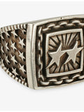 Twojeys sterling-silver plated signet ring, imported from the UK