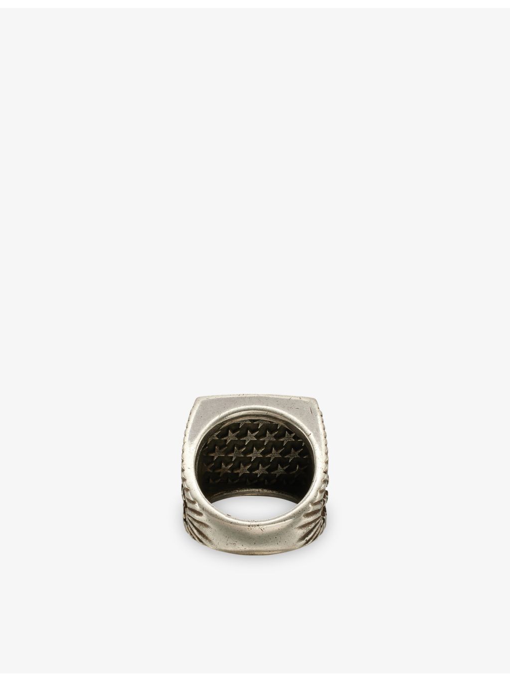 Twojeys sterling-silver plated signet ring, imported from the UK