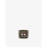 Family Sterling-Silver Plated Signet Ring - L