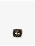 Twojeys sterling-silver plated signet ring, imported from the UK