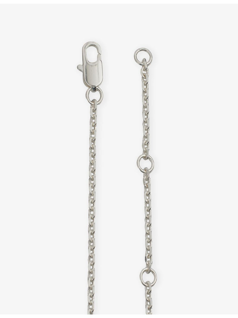 Motel silver-plated brass necklace multi-pendant, imported from the UK