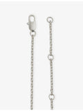 Motel silver-plated brass necklace multi-pendant, imported from the UK