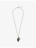 Motel silver-plated brass necklace multi-pendant, imported from the UK