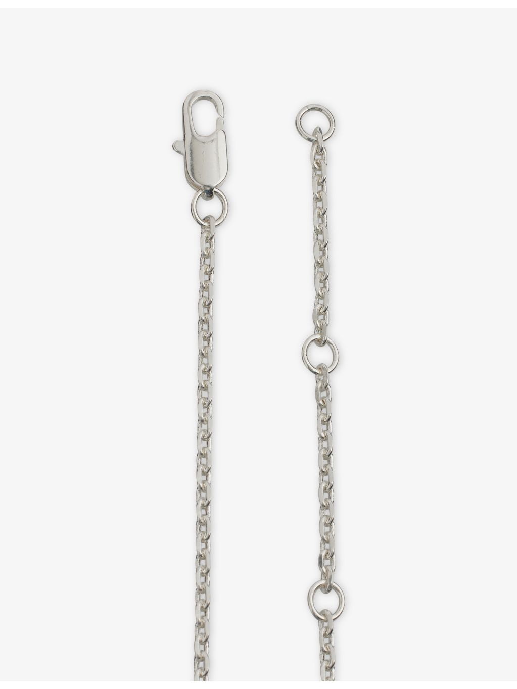 Twojeys silver-plated brass horseshoe necklace with cubic zirconia (British brand)