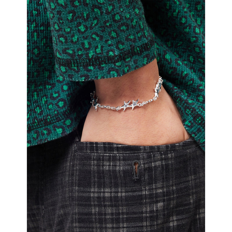 Twojey sterling silver stone bracelet, UK version