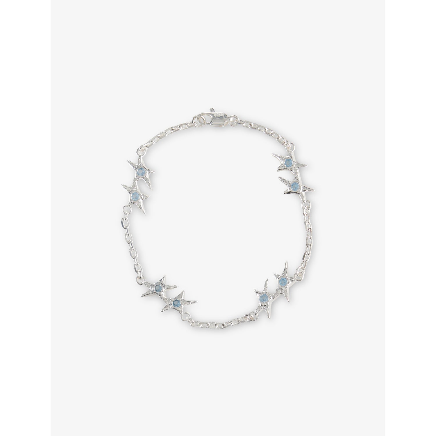 Twojey sterling silver stone bracelet, UK version
