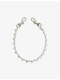 Twojeys star motif trouser chain in sterling silver-plated brass, UK version