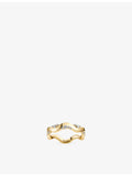 Sif Jakobs 18ct gold-plated cubic zirconia ring, UK version