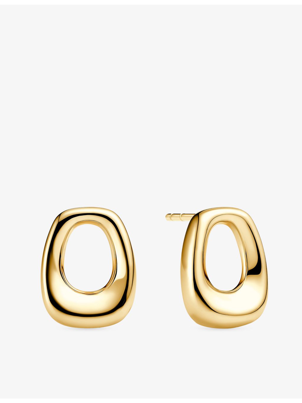 Sif Jakobs gold-plated sterling silver stud earrings, imported from the UK