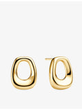 Sif Jakobs gold-plated sterling silver stud earrings, imported from the UK