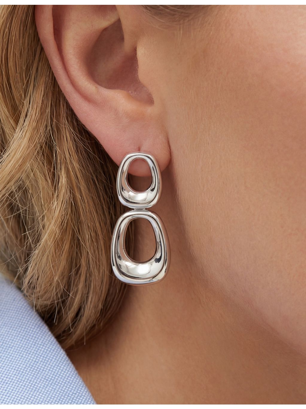 Sif Jakobs Borsa Due sterling silver drop earrings, imported from the UK