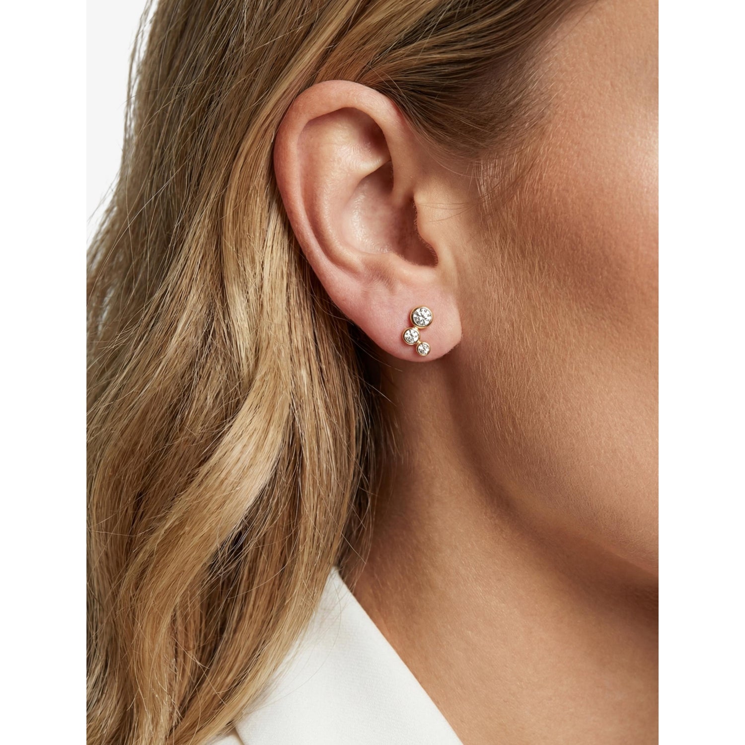 Sif Jakobs stud earrings with cubic zirconia, UK version