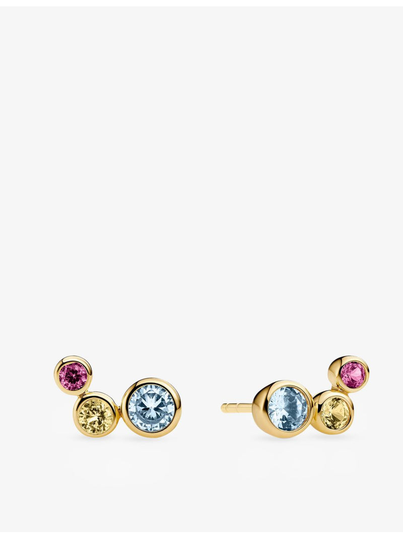 Sif Jakobs Sardinien Tre stud earrings, cubic zirconia, imported from the UK