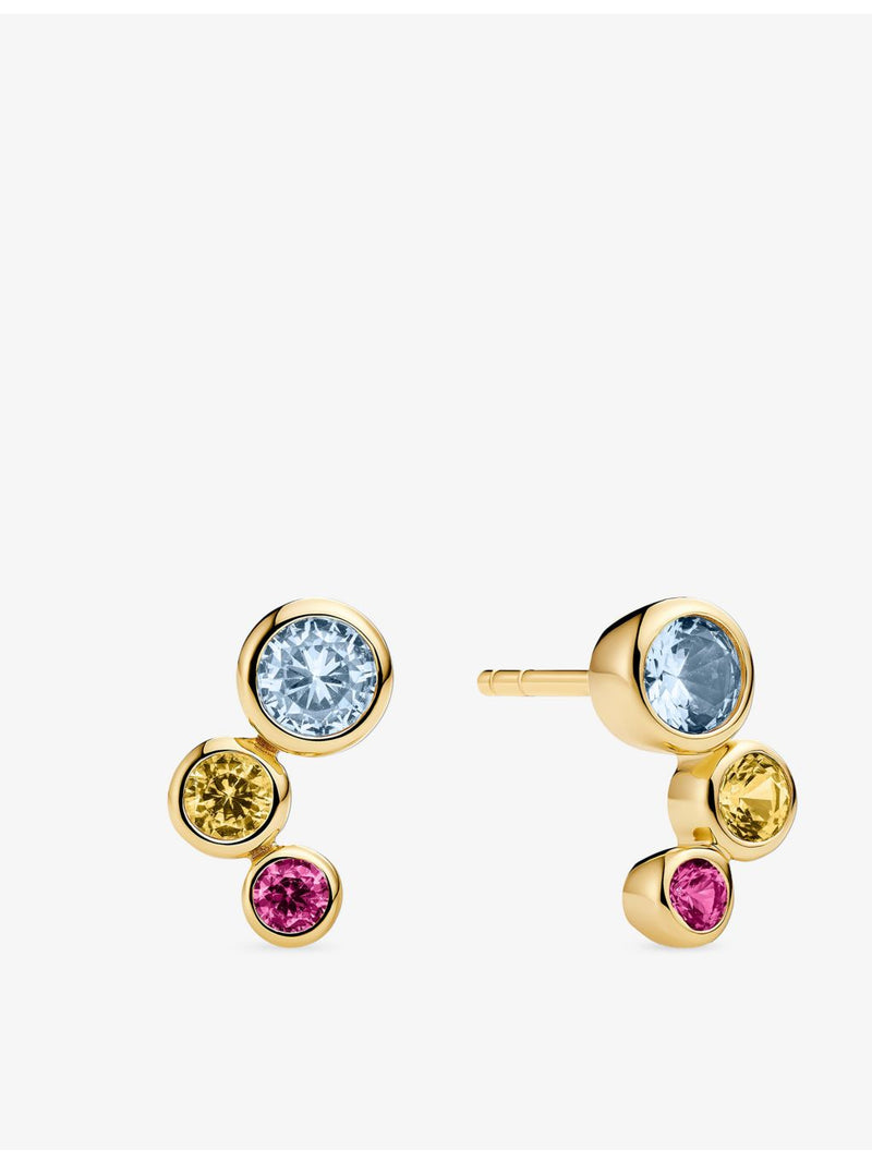 Sif Jakobs Sardinien Tre stud earrings, cubic zirconia, imported from the UK