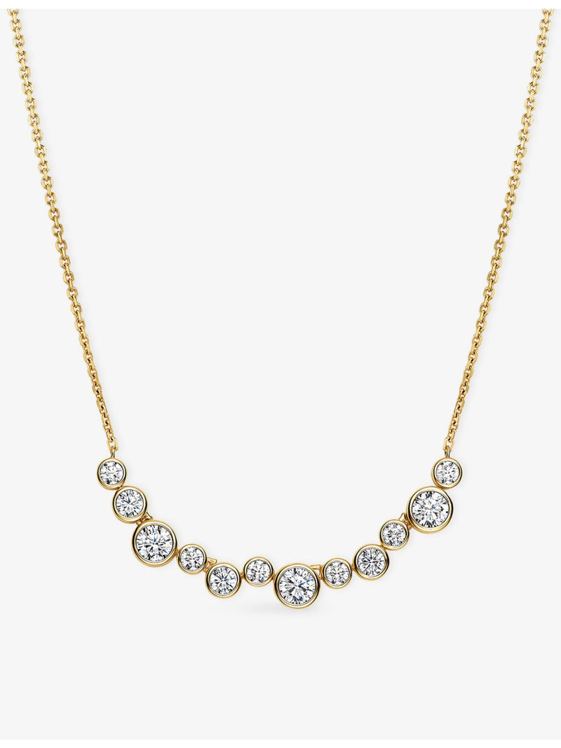Sif Jakobs Sardinien Dodici cubic zirconia necklace 45cm - British product