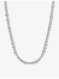Sif Jakobs rhodium plated silver cubic zirconia necklace, imported from the UK