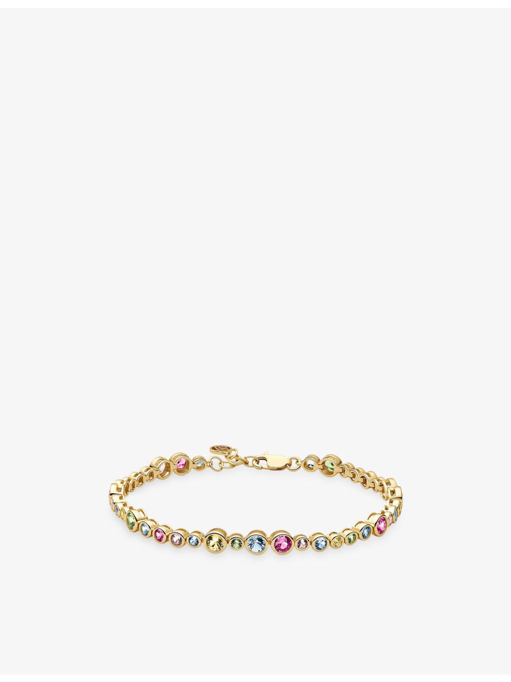 Sif Jakobs 18ct gold-plated sterling silver bracelet cubic zirconia, imported from the UK