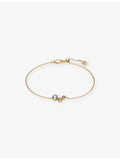 Sif Jakobs Sardinien Tre bracelet gold-plated cubic zirconia - British product
