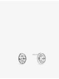 Sif Jakobs rhodium-plated cubic zirconia earrings, imported from the UK