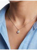 Sif Jakobs rhodium-plated sterling silver cubic zirconia pendant necklace - British product