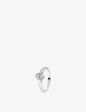 Sif Jakobs Sardinien Ovale Piccolo Sterling Silver and Zirconia Ring