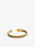 Sif Jakobs 18ct yellow gold-plated sterling silver bangle, imported from the UK