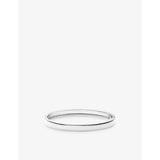 Sif Jakobs rhodium-plated sterling silver bangle 4.5cm, UK version