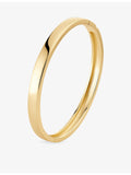 Sif Jakobs 18ct yellow gold-plated sterling silver bangle, imported from the UK
