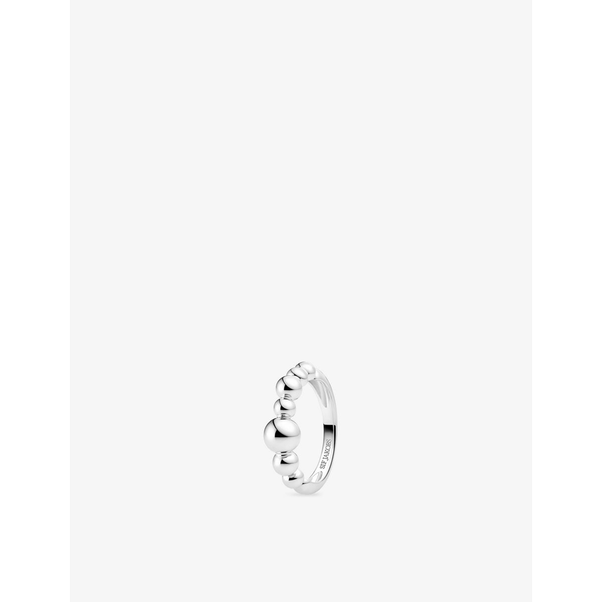 Bormio Rhodium-Plated 925 Sterling-Silver Ring - K