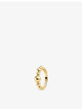 Sif Jakobs Bormio 18ct gold-plated sterling silver ring (British brand)